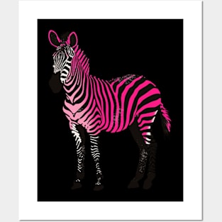 Zebra Savanna Sprint Posters and Art